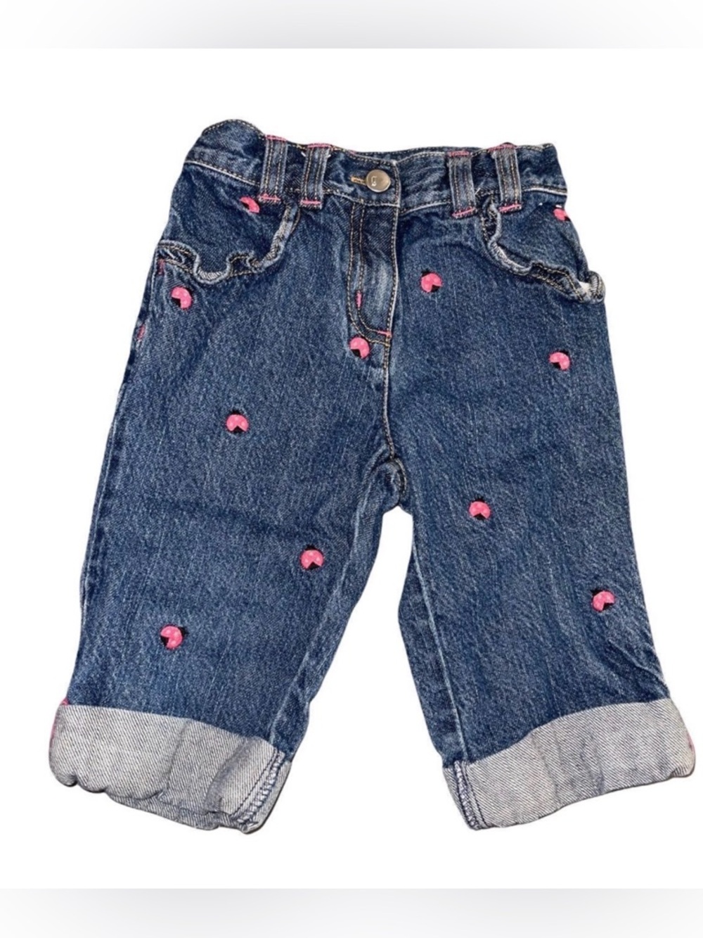 Gymboree Baby Girl Ladybug Jean Capris